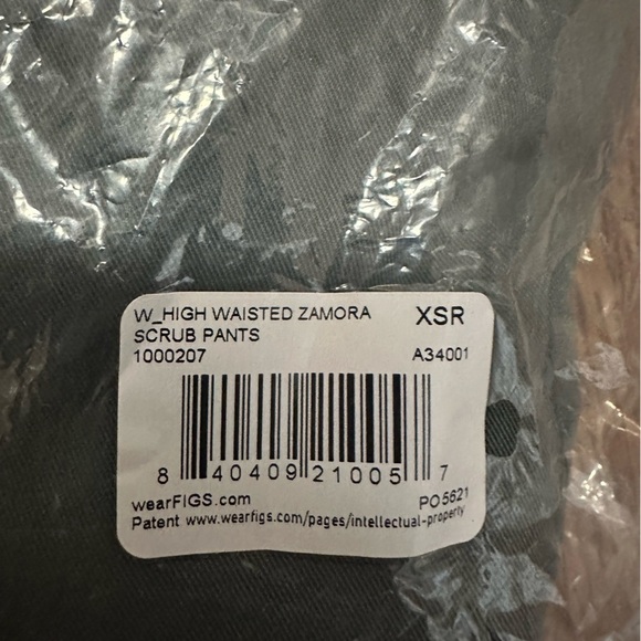 NWT High Waisted Zamora Jogger Scrub Pants in Bonsai Green. XS. SOLD OUT ONLINE. - Picture 8 of 11